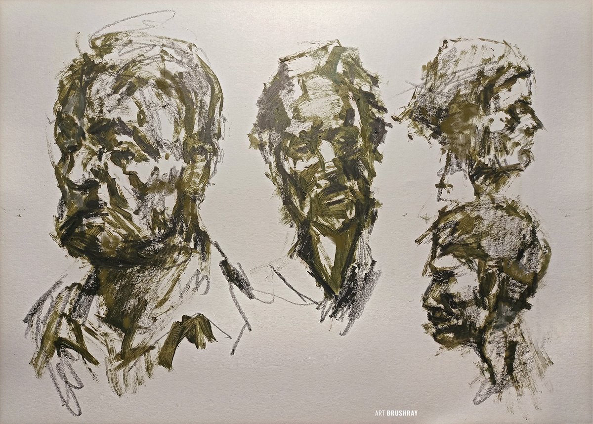 portraits study
#Art #Painting #Portraits #Expressionism #Monochrome #OilPaintings #Artistic #Brushstrokes #ColorPalette #Emotion #CreativeExpressions #FineArt #Gallery #PortraitArt #Artist #ArtWork #Canvas #PaletteKnife #ArtisticExpression #Tonal #ContemporaryArt #VisualArts