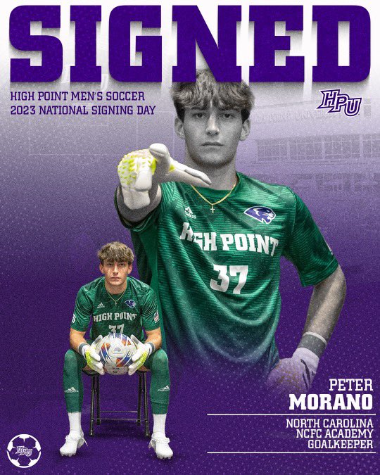 HPUMSOCCER's tweet image. ✍️Welcome to the High Point University Family!

A @NorthCarolinaFC Goalkeeper from the Bull City has signed with the back-to-back Big South Champs.
#GoHPU #PaveYourPath
