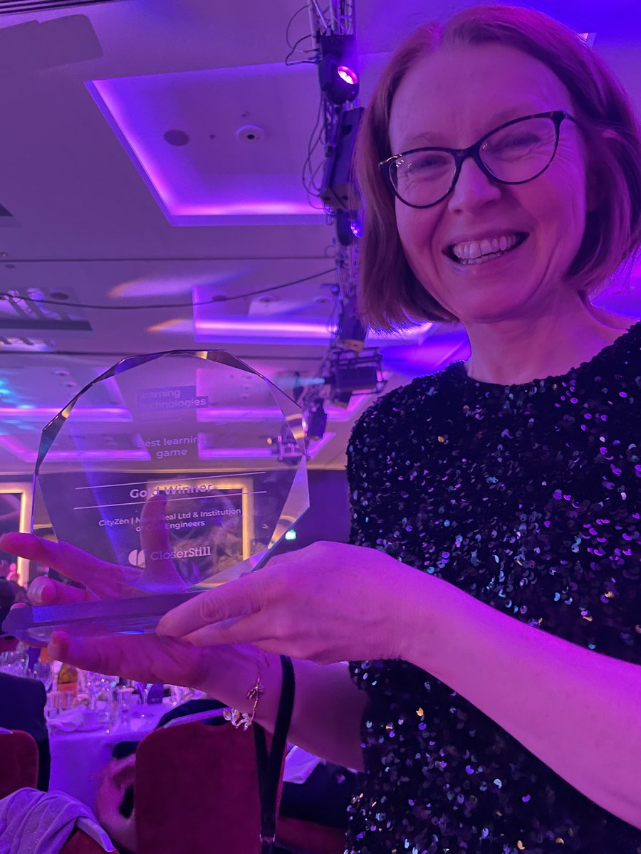 WE WON!!!!!! Best Learning Game with <a href="/MakeRealLtd/">Make Real</a>, huge congrats to the team at Make Real for helping us create CityZen, a #CivilEngineering game for 16-18 year olds. #LT2023Awards <a href="/LearnTechUK/">LearningTechnologies</a>