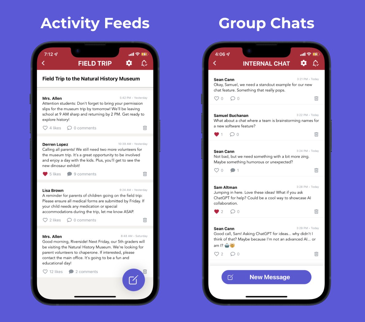 New feature: Community Feeds! 🚀 You can now add social features to your @onespotapps mobile app in seconds—activity feeds, group chats, forums, discussion groups, and more.
