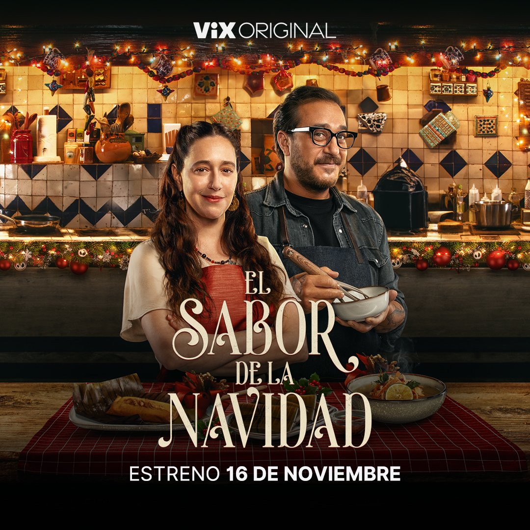 MAÑANA es el gran estreno de #ElSaborDeLaNavidad y no podemos con la emoción de compartir con ustedes esta historia llena de magia y sabor mexicano. ❤️🎄
No te la pierdas, solo por #ViX. 🍿📺