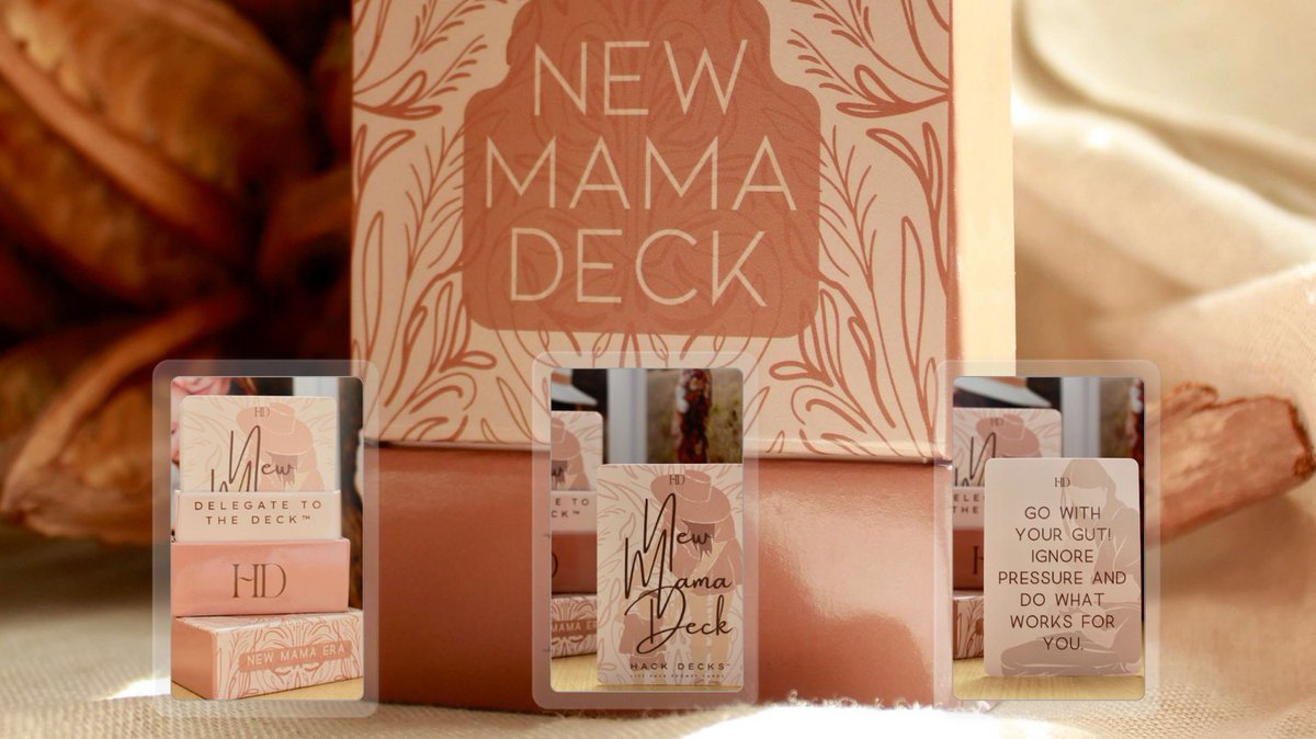Encourage a new mama with our prompt deck.
#newmommy #newmomlife #newmomlife #newmomstruggles #newmomsupport #newmomtips #newmomgift #newmama #firsttimemoms #firsttimemommy #hackdecks #newmamadeck #tipsandtricks #momhacks #momlifehacks #newbornphase #4thtrimester #supportformoms