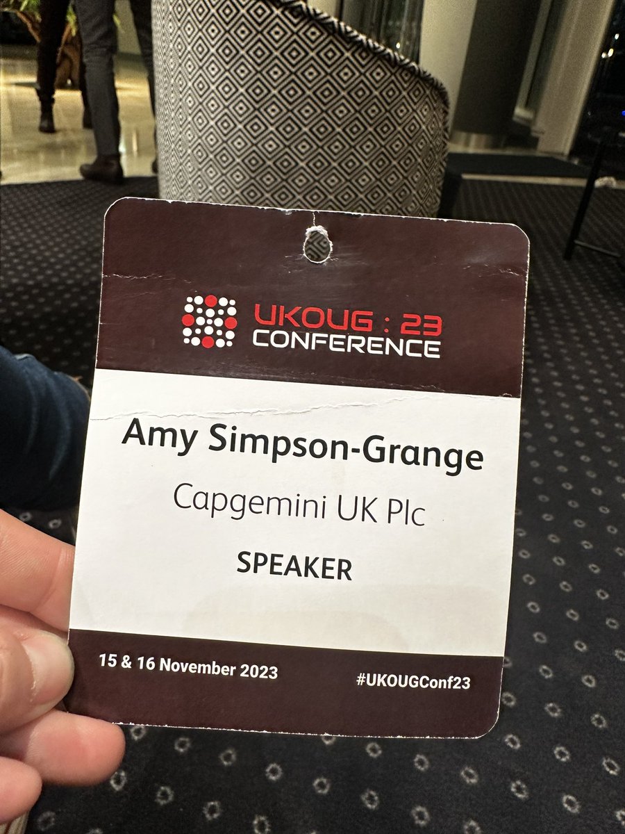 Amy Simpson-Grange (@amygrangex) on Twitter photo Today it was a pleasure to present at <a href="/UKOUG/">UK Oracle User Group</a>’s flagship conference #UKOUGConf23 on all things OCI Integration! <a href="/oracleace/">Oracle ACE Program</a> #oracleace Today it was a pleasure to present at <a href="/UKOUG/">UK Oracle User Group</a>’s flagship conference #UKOUGConf23 on all things OCI Integration! <a href="/oracleace/">Oracle ACE Program</a> #oracleace