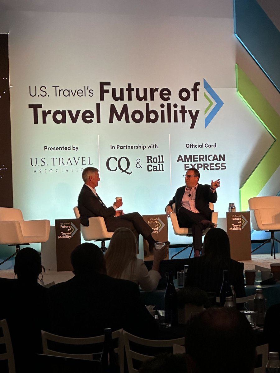 Chris Nassetta, President & CEO @Hilton & @USTravel National Chair at #FOTM23: “The world is much more competitive now. We need to make it easier for people to be able to come to the U.S., from visa policy to improving the airport and Customs experiences.”