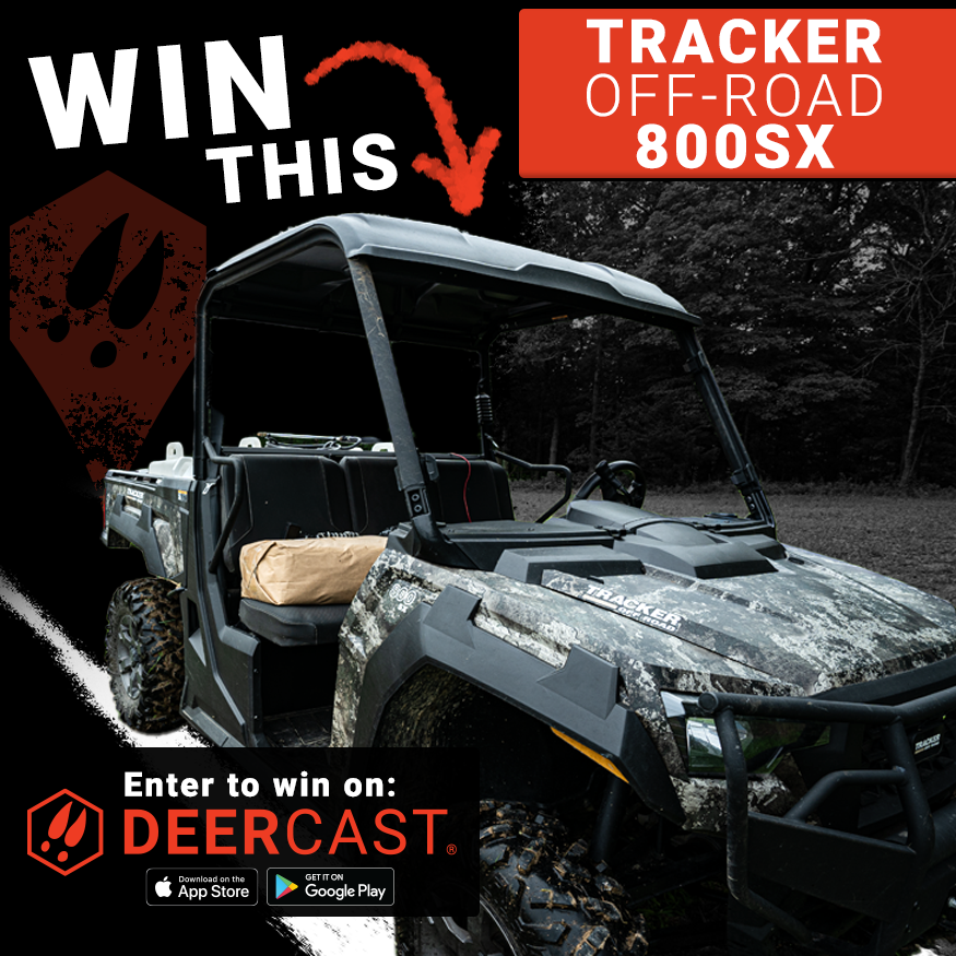 DruryOutdoors's tweet photo. Time is running out to win a Tracker Off-Road 800SX! All you have to do is follow the link below to #DeerCast and ENTER to win! 
🔗 - https://t.co/JxvhFKhSuX

No purchase necessary. Don't miss out! ⏰ #giveaway #TrackerOffRoad @BassProShops @tracker_offroad https://t.co/NoSk5Vlnfr