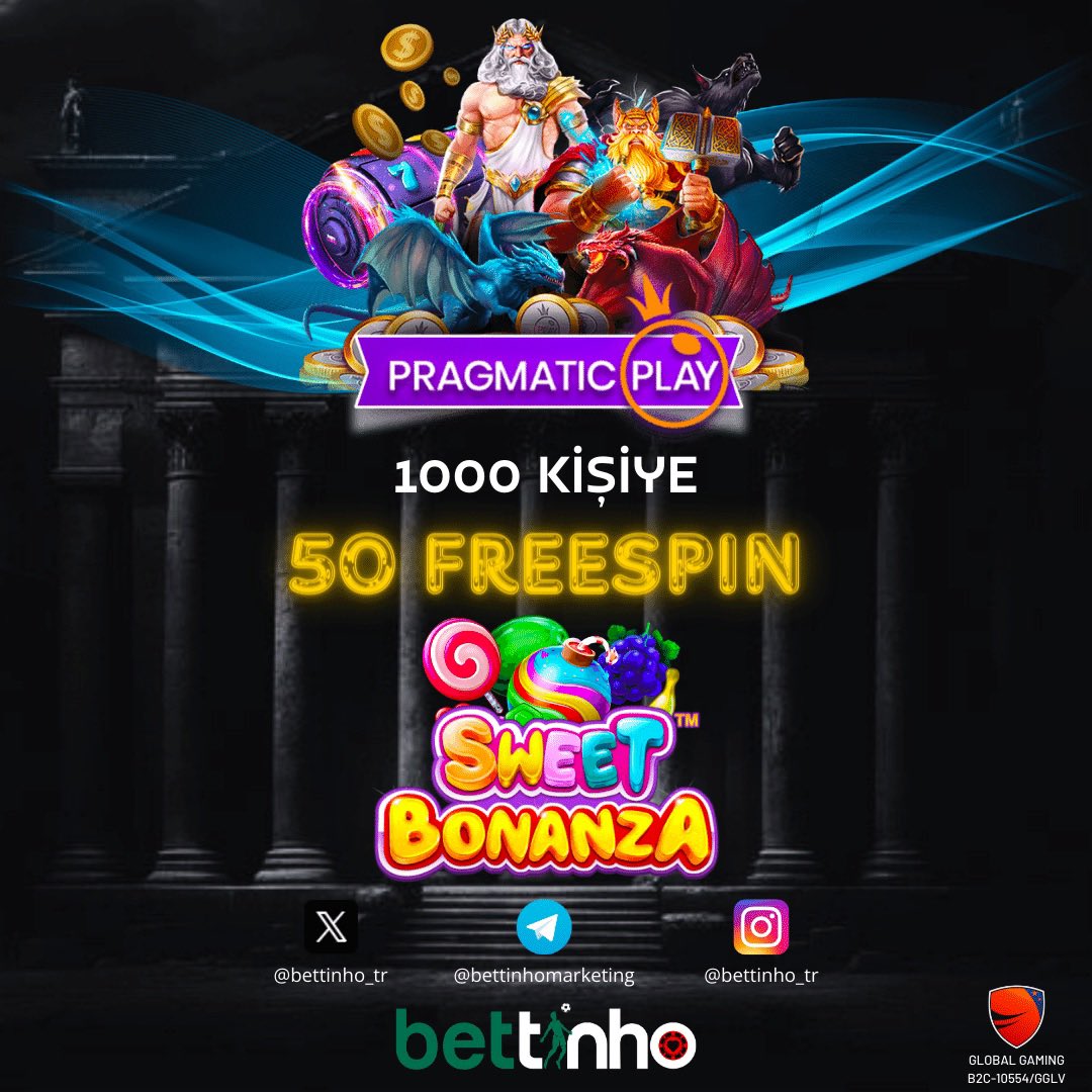 🔄Sponsorumuz #BETTİNHO Hosgeldin Etkinligi Olarak🔄

🤫Tam Tamına 1000 Kişiye 50 #Freespin 🤫

💵Bet Değeri 5₺

✔️Oyun Adı #SweetBonanza

▶️Etkinlige Katılım İcin Form’a Kullanıcı Adı Yazınız

▶️Katılım Form forms.gle/XspiGeN1tS4bwU…

🔔Bettinho  bit.ly/BettinhoRasgor
