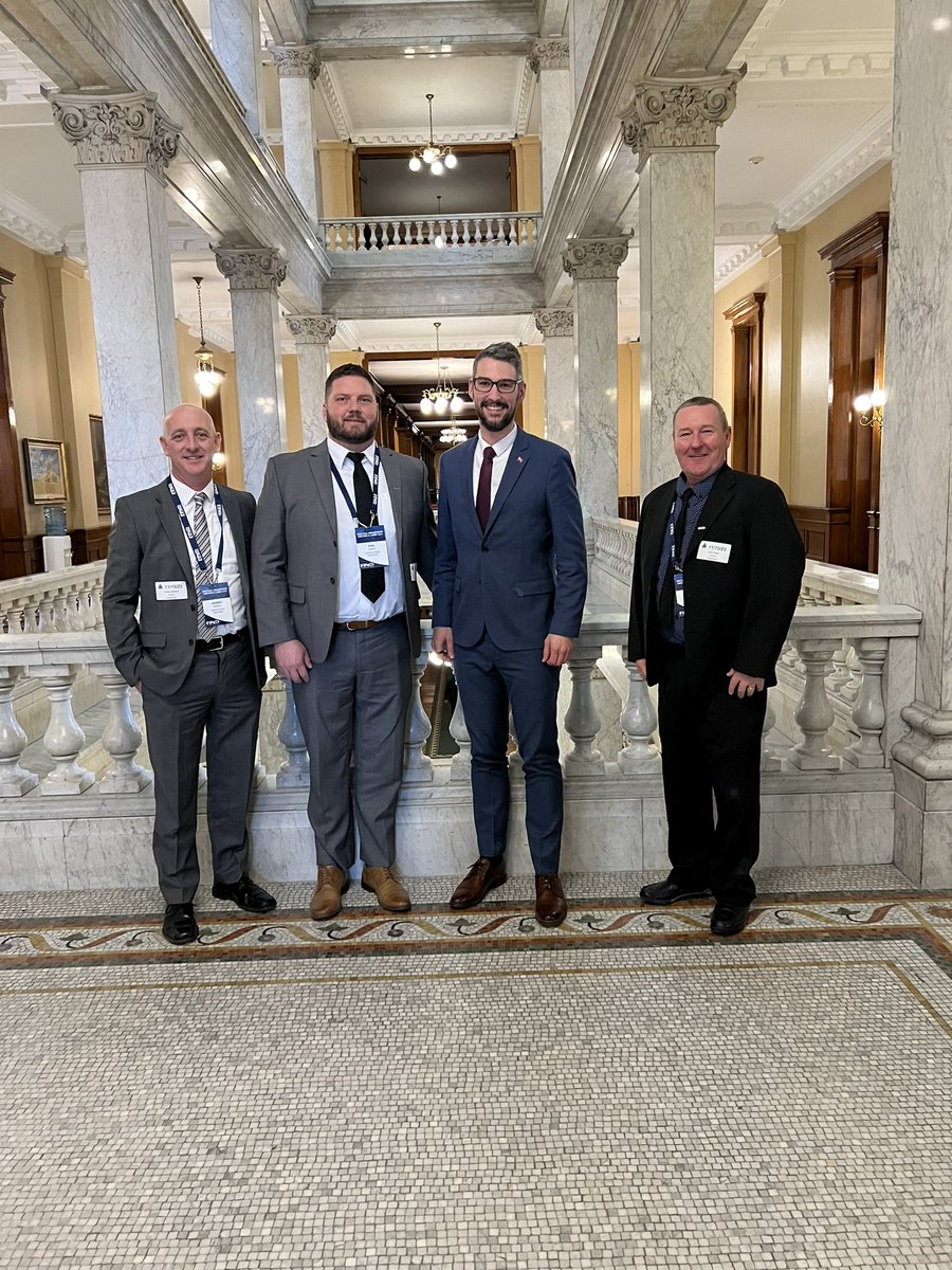 This afternoon the Stratford Police Association was honoured to have meaningful discussion with MPP Matthew Rae concerning changes needed to WSIB regarding Police Officers accessing benefits for PTSD.  <a href="/pao/">PAO</a>  #PAOLobbyDay2023   #onpoli
