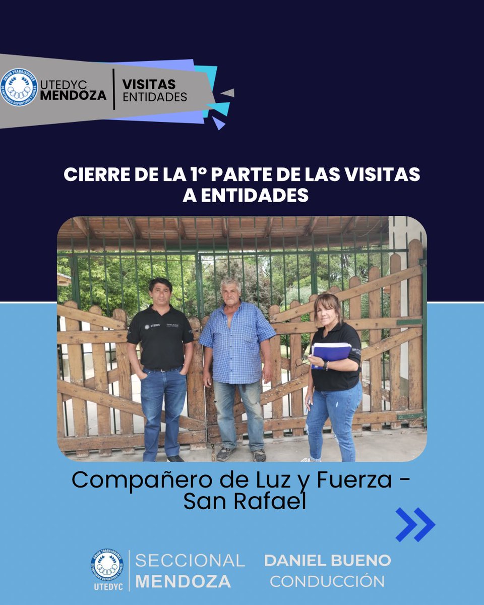 UtedycM's tweet photo. 👉🏼 Cerramos la primera parte de las visitas a nuestros compañeros y compañeras de distintas instituciones.

😁 Agradecemos a todos/as por la predisposición. Seguiremos visitando a entidades de toda la provincia. 

Daniel Bueno 
-conducción- 

#utedycmendoza #utedycavanza https://t.co/WgVR3mLs9M