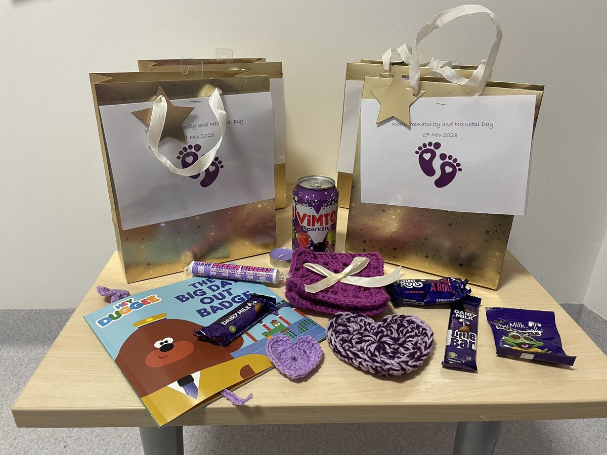 NeomatesW's tweet photo. Getting ready for #WorldPrematurityDay2023 here at @MWLNHS whiston site NNU! we send love to all our neonatal babies, born premature and term; this day celebrates you! 👶🏼💜 #NeoMates https://t.co/PZTmyYN76n
