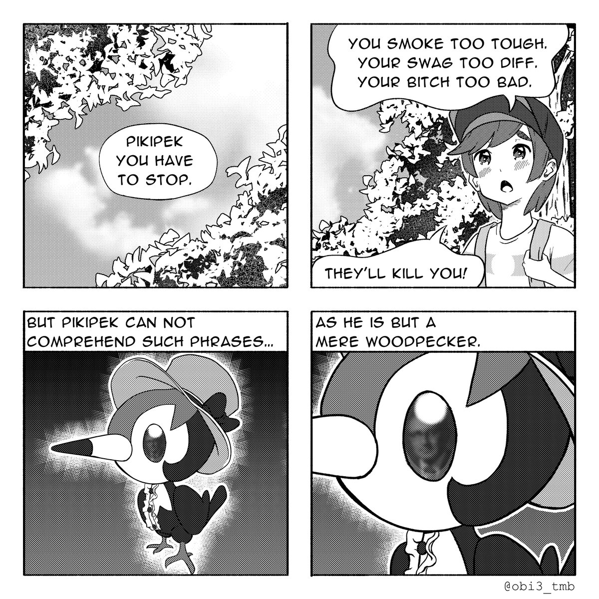 obi3_tmb's tweet image. A short comic about Pikipek!