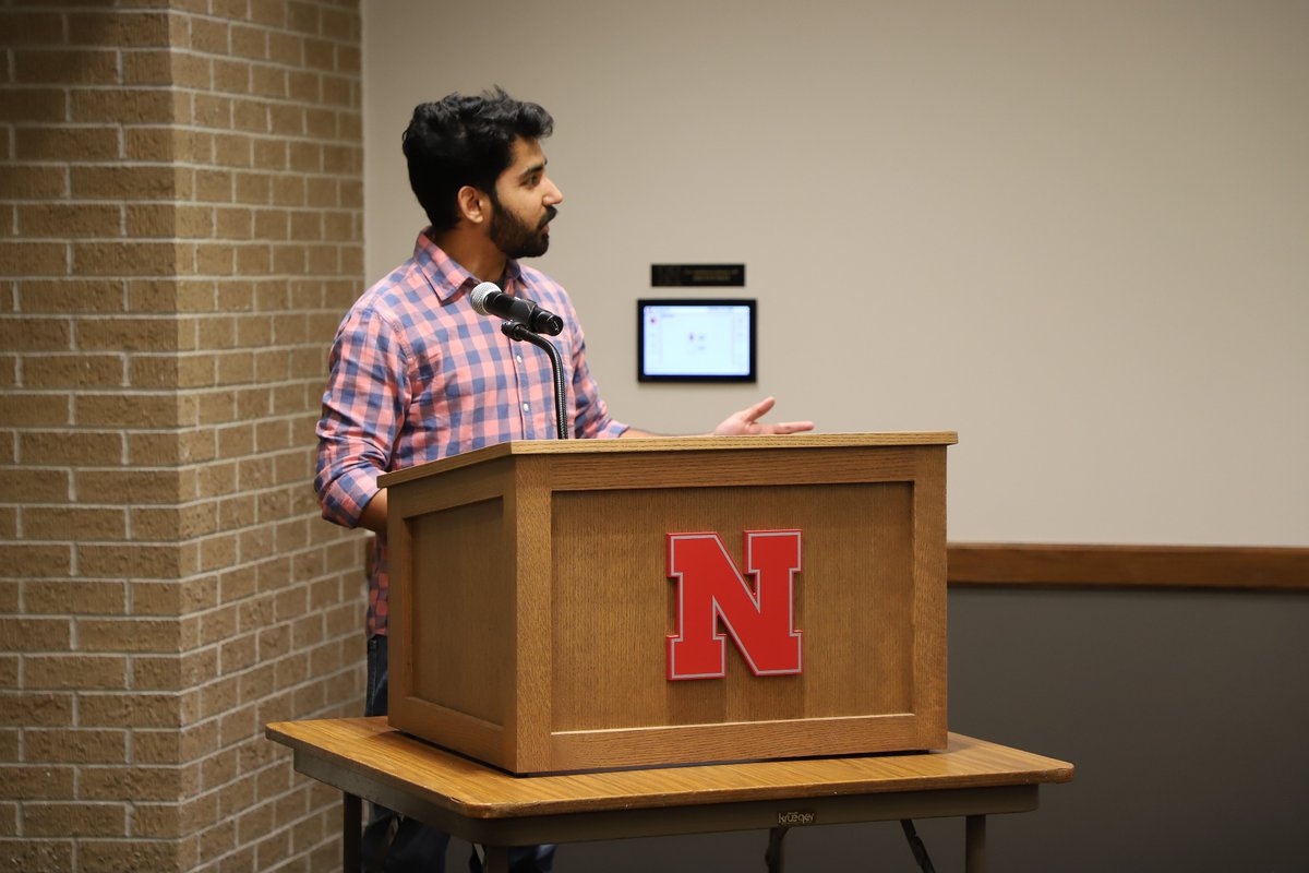 .<a href="/ahgsa_unl/">AHGSA UNL</a>, <a href="/BrunerUnl/">UNL Entomology Lawrence Bruner Club</a> &amp; <a href="/UNLPlantPath/">UNL Plant Path Grads</a> held the 5th annual Agricultural Research Elevator Speech Contest 11/14 at NEU. Congrats to all #UNLAgroHort, <a href="/UNL_PlantPath/">UNL Department of Plant Pathology</a>, &amp; <a href="/UNLEntomology/">Nebraska Entomology</a> grad students who participated &amp; organized it &amp; to the winners! #UNL <a href="/UNL_IANR/">Institute of Agriculture and Natural Resources</a> <a href="/UNL_CASNR/">University of Nebraska CASNR</a>