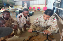 Japan_GSDF's tweet photo. 🇩🇯🇯🇵#EasternArmy, #JGSDF has been conducting an HA/DR training cooperation with #Djibouti Armed Forces(FAD) since 15 Oct. Through this project, a good relationship b/w JPN and FAD members has been constructed, and this promotes the education for the sincere FAD members💪 https://t.co/mdmVkqdUOo