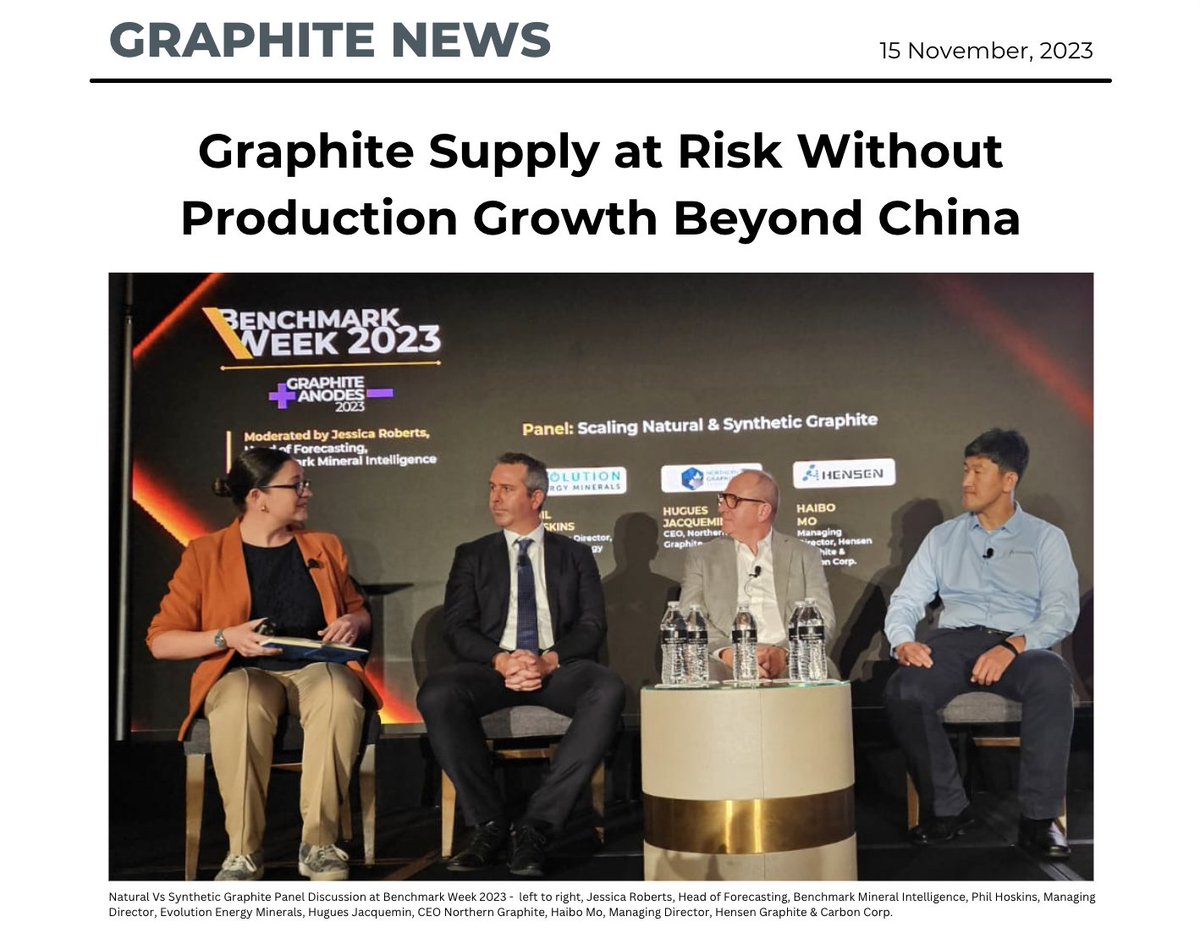 TSXV_NGC's tweet photo. We need to invest in #graphite outside of China – do it quickly and do it efficiently, and the returns will be enormous. Read why here
https://t.co/y4lympJqkz

#energytransition  #evrevolution https://t.co/C2nAwi21Yt