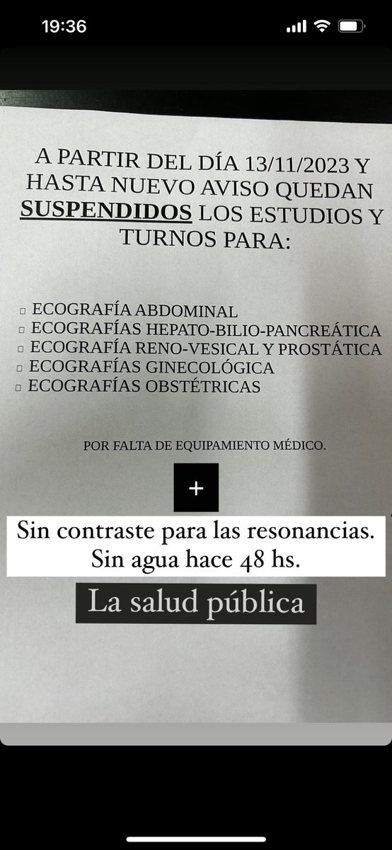 rociocelestev's tweet photo. No me voy a cansar de publicarlo. La gente viene del interior, paga su pasaje viaja HORAS, toma dos o tres colectivos. Hay controles de evolución de cánceres, pacientes con discapacidad. NO PODEMOS HACER NADA PORQUE LOS EQUIPOS ESTÁN ROTOS HACE AÑOS + https://t.co/ZrQbIZziuI