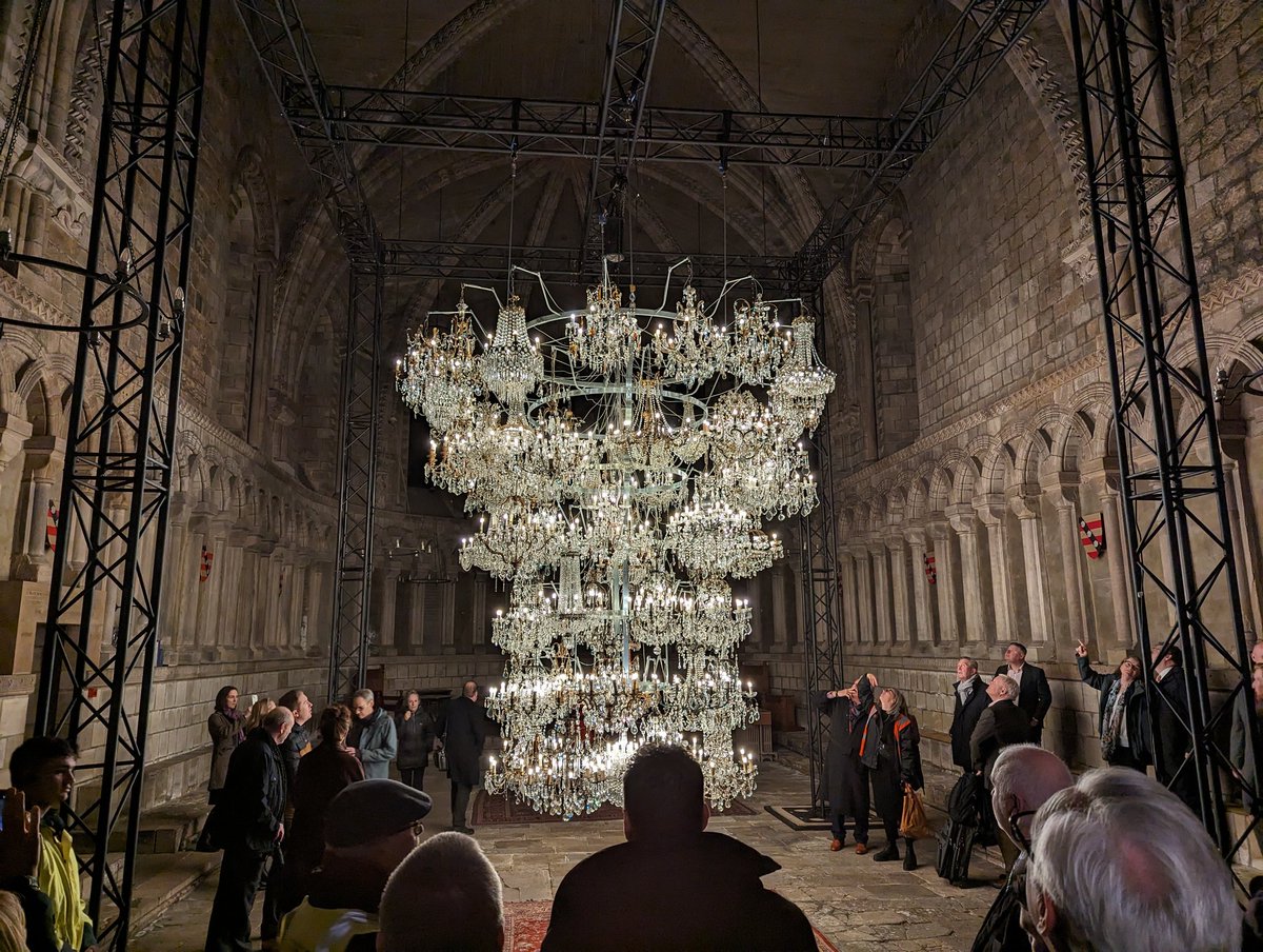 soult's tweet photo. Really enjoyed getting a preview of some of the key #LumiereDurham installations this evening. Visitors over the next four nights are in for a treat! 💡 #Durham #LoveDurham https://t.co/cap3CntvFs
