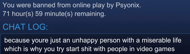 Dilara0IQ's tweet photo. I tell someone off for insulting me the entire game and I get a 3 day online ban. Sounds like misogyny to me @PsyonixStudios You hate women, LGBTQIA+² people and black people? WOW https://t.co/MDxoPDJqjd