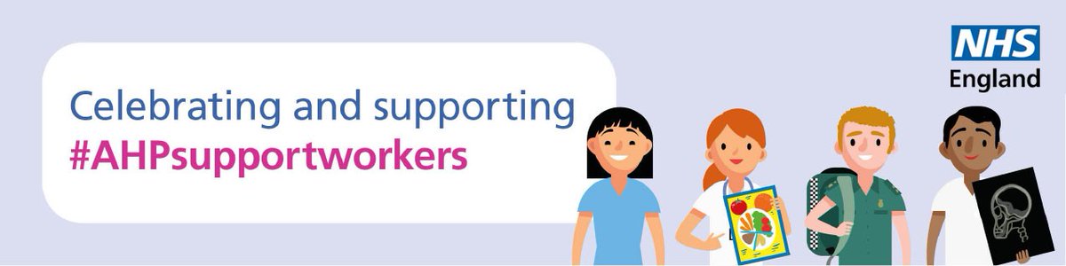 A shout out to all AHP support workers in CPFT and beyond. Happy #AHPSupportWorkers week. The work you do is instrumental in the rehabilitation and recovery of our service users. You guys are amazing! @CambsPboroAHPs @CPFT_NHS @CarolineS_AHP @ashila_bhutia @debiOT @JoFishpoole