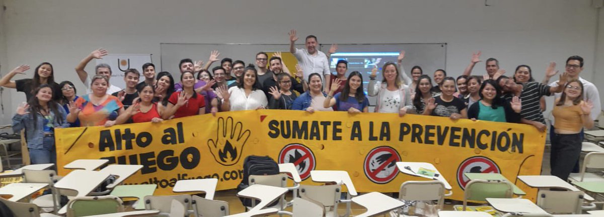 En el marco del aniversario de 40 años de la Facultad de Turismo <a href="/unneargentina/">UNNE ⭐⭐⭐</a> realizamos hoy una capacitación interactiva con lestudiantes de turismo para difundir la campaña #ALTOALFUEGO y promover la prevención de incendios en ámbitos naturales. #accionclimatica #corrientes
