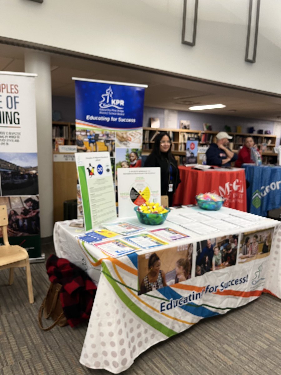 Big turn out today <a href="/TASGriffins/">Thomas A. Stewart</a> for the APSIP Fair showcasing post-secondary opportunities for Indigenous students! Our team is enjoying connecting with community and sharing some Indigenous-centred career opportunities <a href="/kprschools/">KPRDSB</a>