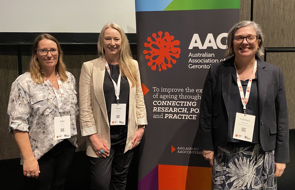 Wonderful to join colleagues from ⁦@SilverChainAUS⁩ and ⁦@NAgeingRI⁩ at #AAGConf23 to share opportunities to implement technology into home care.