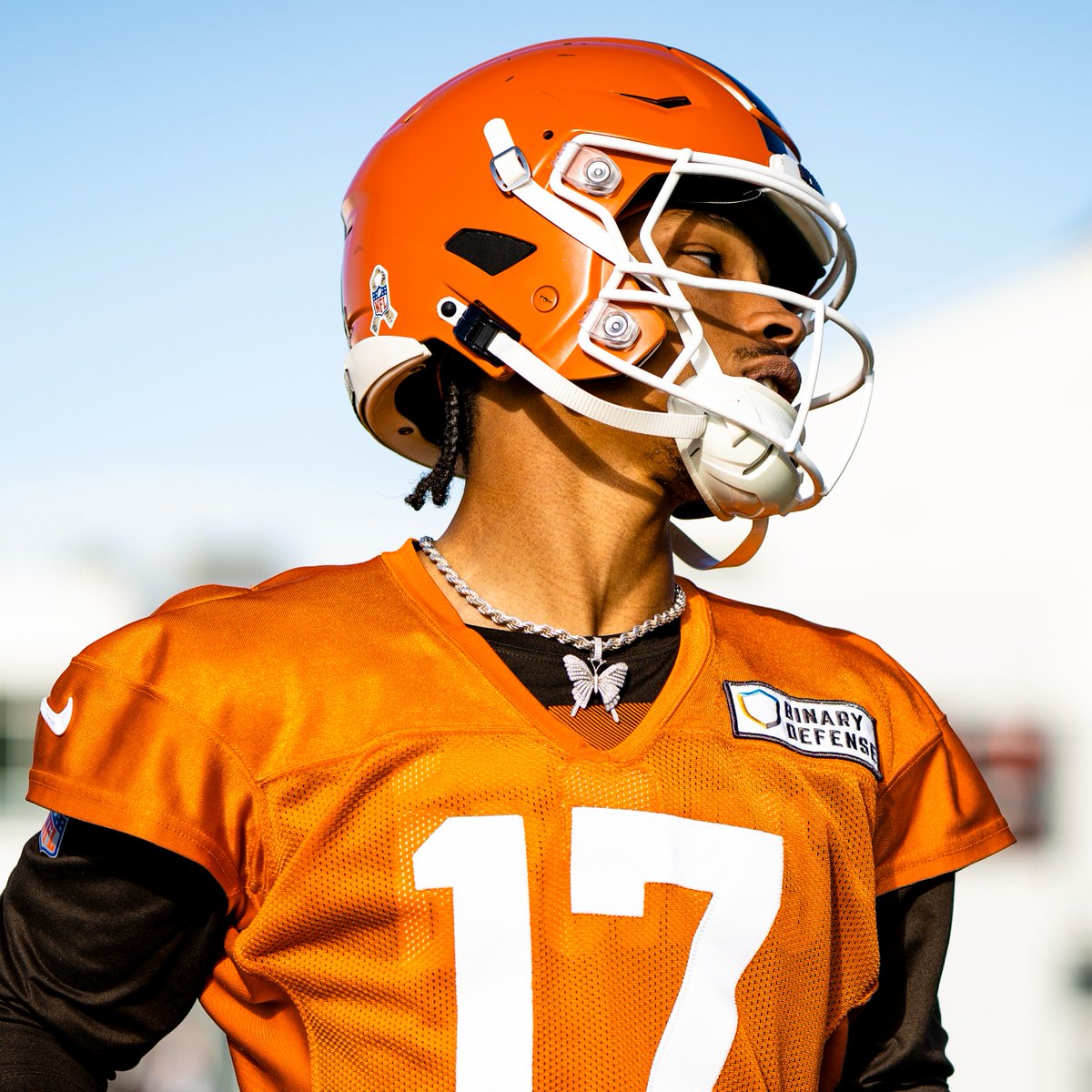 Browns's tweet photo. ready to spread his wings 🦋 https://t.co/xBEMkJ6jMj