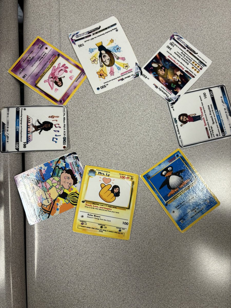 Mayadvent_res_'s tweet photo. I love how excited my kids get to show me their teachermon cards! @BrosnahanES #broncotough https://t.co/30KK1IDR5f