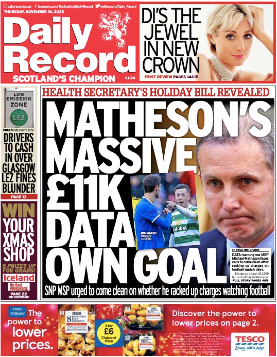 Today Tories say they will ignore international law and the highest court in the UK to bring in new laws to allow Rwanda to go ahead. 50 Labour MP's and a third of the shadow cabinet vote against Starmer @Daily_Record decide to ignore all that and splash a pile of pish instead