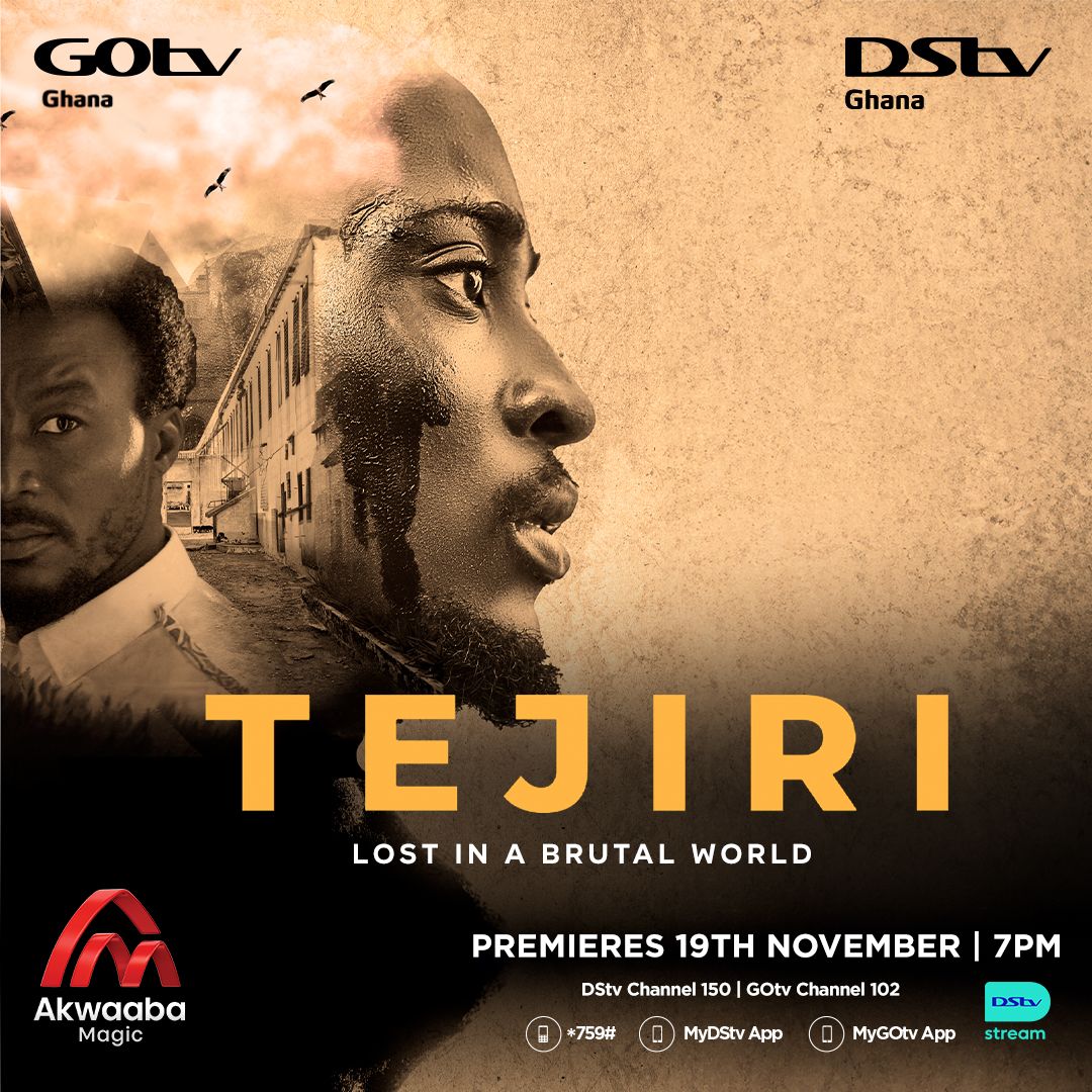 Get ready everyone
I'm in this

Tejiri, a displaced young man mysteriously ends up in a brutal prison, though his friends and family only think he's missing. How does he survive this world?
Catch #Tejiri, on Akwaaba Magic, premiering on November 19th, GOtv ch 102 and DStv ch 150.