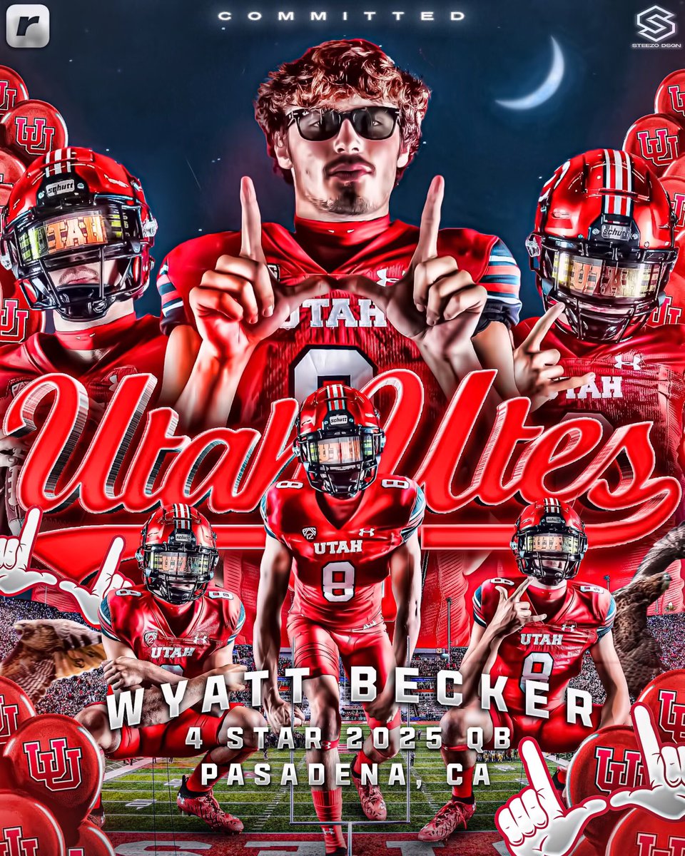 wyattbeckerqb's tweet photo. Committed to Utah! #GoUtes #UBoyz
 
@Utah_Football @UtahCoachWhitt @Coach_Ludwig @RBlechen @SierraCanyonFB @bruce_bible  @CoachDanny10 @GregBiggins @adamgorney @AMarkhamRivals @ChadSimmons_ @DemetricDWarren @SBartle247 @BrandonHuffman @SteezoDsgn https://t.co/kd1UGMkDr3