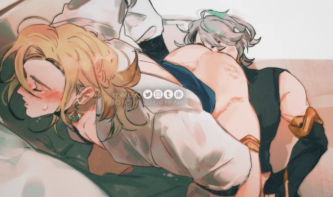 long time no spicy #haikaveh #GenshinImpact  #nsfwart 