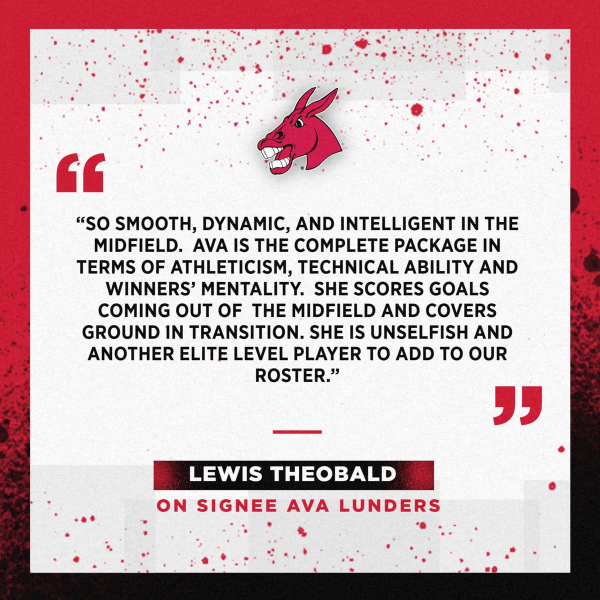 Welcome to the Jennies soccer family, Ava Lunders!

#teamUCM