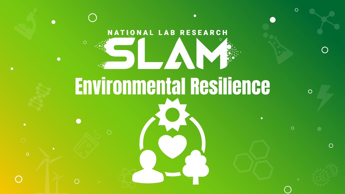 Livermore_Lab's tweet photo. The last round of finalists @NREL's Tarryn Miller, @SRNLab's Sean Noble, @PNNLab's Mickey Rogers and @AmesNatLab's Yunpu Zhao in the Environmental Resilience category of the #NLSLAM begin their presentations: https://t.co/kl6jhQuINw https://t.co/dlLtSiph1o