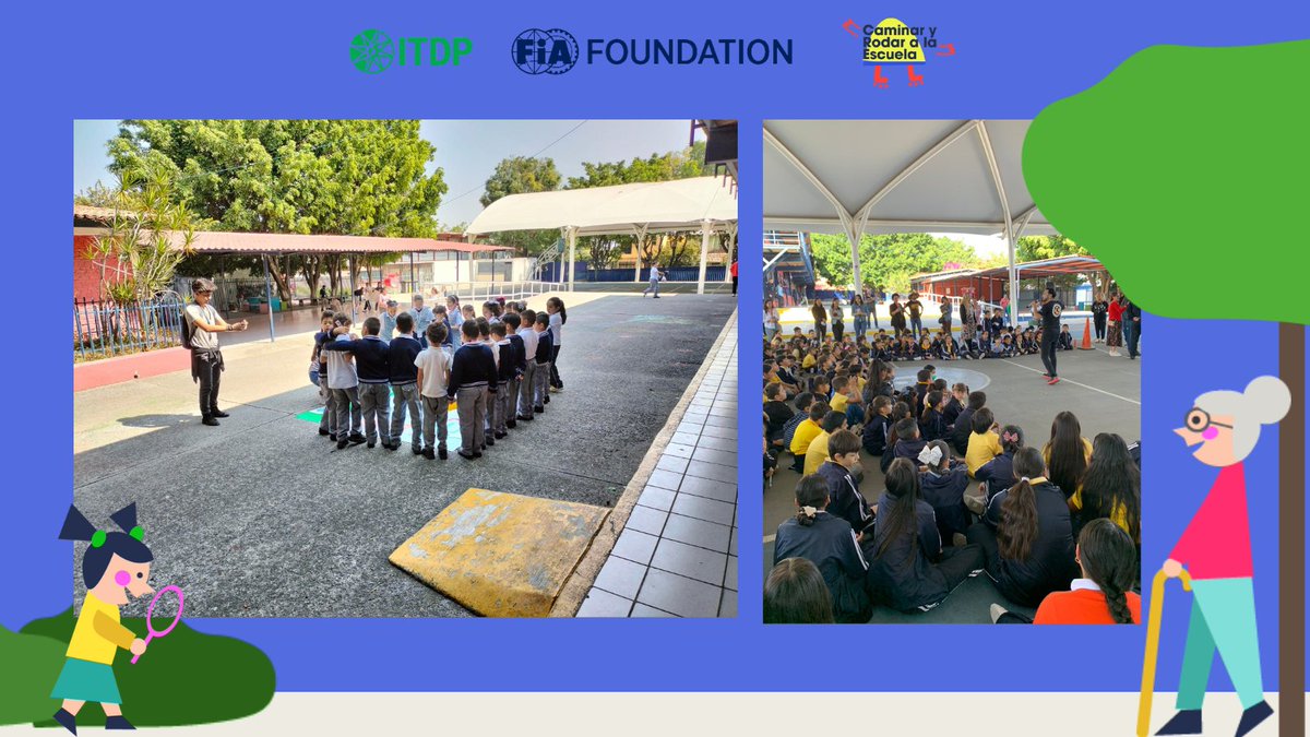 ¡Por primera vez <a href="/ZapopanGob/">Gobierno de Zapopan</a>, Jalisco se suma a #CaminarYRodarALaEscuela #WalkRollToSchool2023 con la comunidad escolar  🧒🏽👧🏻 del jardín de niños Sor Juana Inés de la Cruz 🏫 !

<a href="/ITDPD/">iTDP Chirala Devinutala</a> con apoyo de la <a href="/FIAFdn/">FIA Foundation</a>, la escuela  y <a href="/ZapopanGob/">Gobierno de Zapopan</a> realizaron distintas actividades. Abrimos🧵