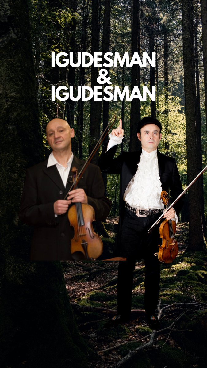 igudesman's tweet photo. New video out on #instagram playing a duet with my brother :) https://t.co/YDbqK1Qcpt