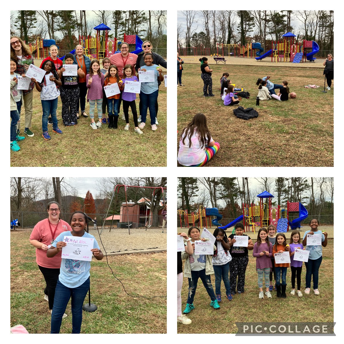 Ellis04Katie's tweet photo. Had a blast at the Girls on the Run practice 5K today! Seeing these smiles after a long day reminded me why programs like this are so vital. Empowering girls through running is not just about the miles but building confidence through accomplishments. #GirlsOnTheRun #EmpowerGirls https://t.co/HkK72iwY8C
