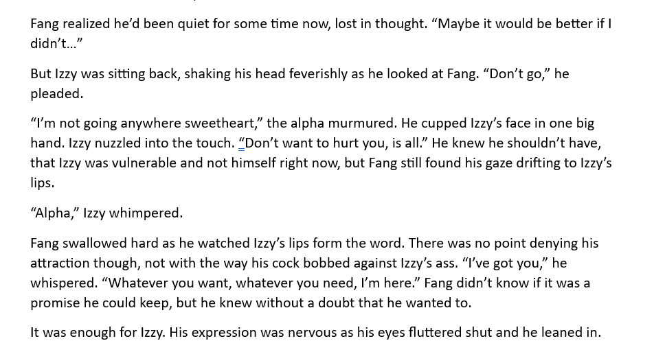 CaineYouSeeMe's tweet photo. Happy #WIPWednesday everyone! Here is a sneak peak at Fangs in My Skin Ch. 5
#OFMD #NSFW #FangIzzy https://t.co/FFyhZK9jrB