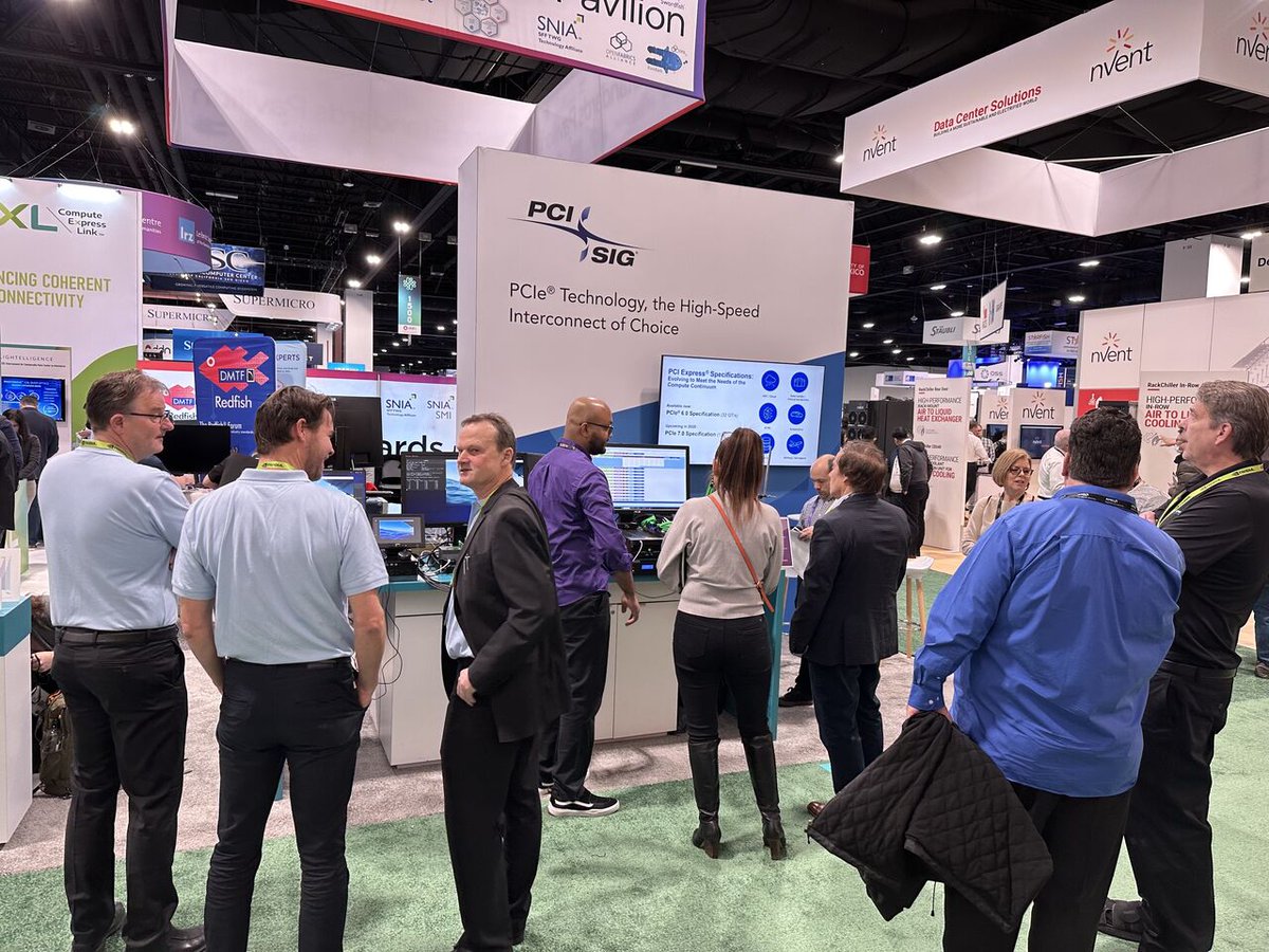 tektronix's tweet image. Tek is excited to join Anritsu &amp;amp; Cadence Design Systems in the @pci_sig booth at Supercomputing 2023. We hope you had a chance to see our demo of 128 GT/s Tx measurements showing a #PAM4 eye diagram, signal to noise distortion ratio (SNDR), &amp;amp; ratio level mismatch (RLM). #SC23