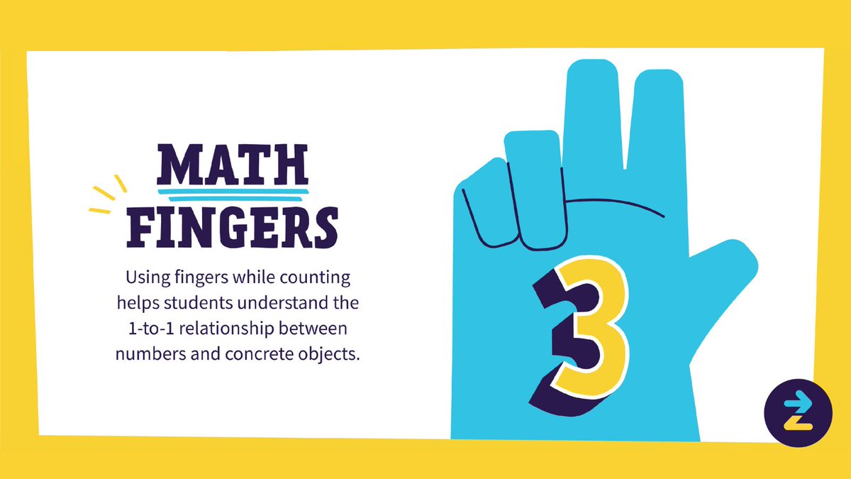 Math fingers are a “handy” tool that anyone can use! #ITeachMath