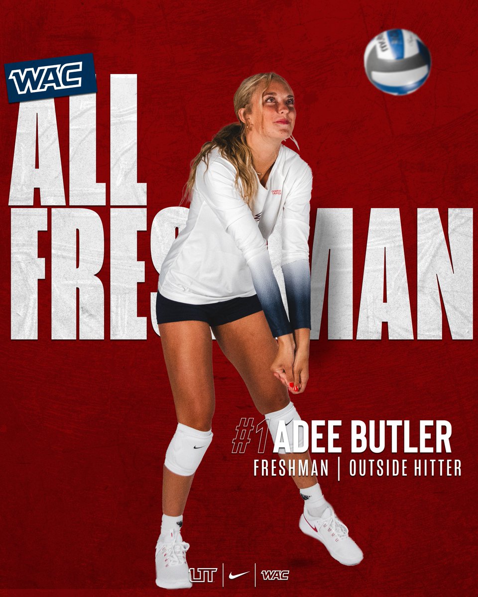 Butler named to WAC All-Freshman Team‼️

📖 shorturl.at/nvwN3

#UtahTechBlazers | #WACvb