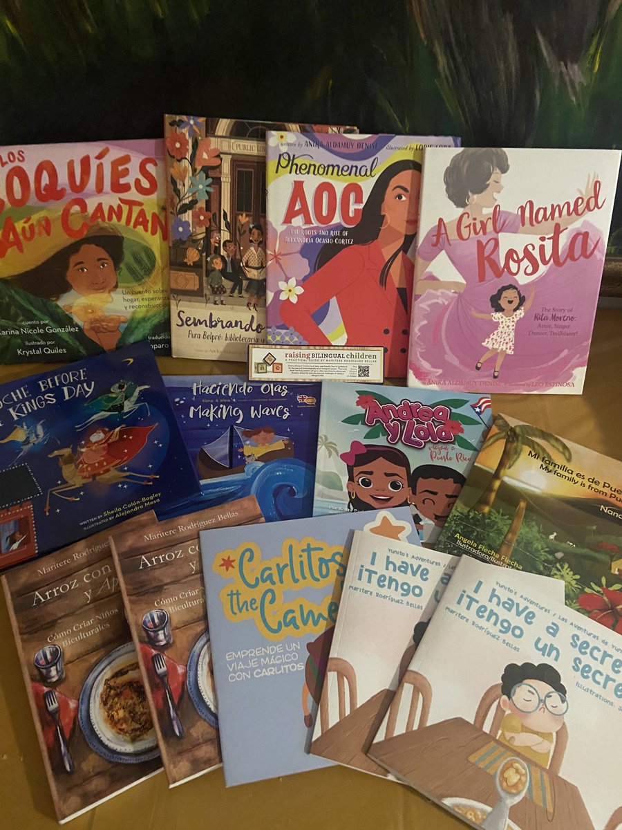 Feeling inspired by my Puerto Rican author friends. ¿Conoces éstos títulos?? 😉🧡#puertoricanheritageweek #semanadelapertorriqueñidad #writingcommunity #kidlit #wearelatinxauthors #scbwi #lasmusas