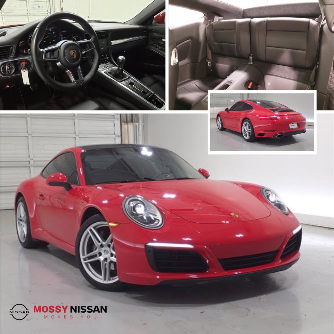 RED HOT #WednesdayWishlist vehicle! 🔥

🔗 Click here to see more of your Porsche! 👉 rpb.li/gFpRGz

#MossyNissanHouston #Porsche911Carrera #Porsche #luxuryvehicle #htowncars #houstonluxuryvehicles #preownedporsche #turbochargedporsche