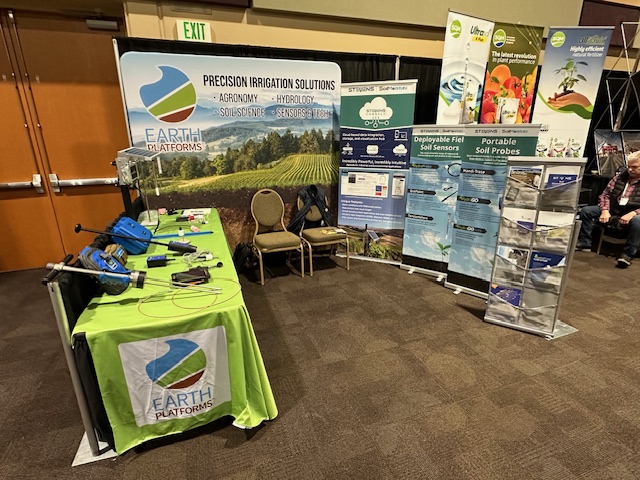 Swing by booth or #7 at the Pacific Northwest Vegetable Association conference at the Three Rivers Convention Center in Kennewick, WA today! 

Earth Platforms will be offering consultations and an in-depth look at the technology behind Stevens and SoilMoisture.