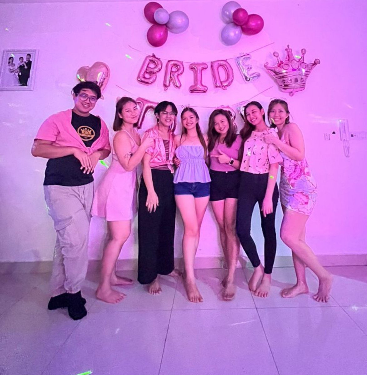 FionaDegulla's tweet photo. Bachelorette party by lob 🤍🫶🏻 Thank you for this ma biatch 🥰🥰🤍🤍 A bit sad bcos most of them can't come to my big day. 🥺 Anyway, khon khun kha lobs and yeah this is end of my single era 🤪💍🍾🎉🍻🙏💒👰♀️ #Bridetobe #SoontobeMRS https://t.co/sKiTRfYkvJ