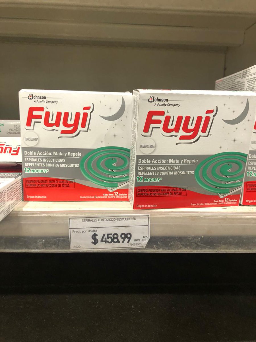 PreciosRosario2's tweet photo. 🦟 Aparecieron los #MosquitosEnRosario 😔

👉🏻 Precios para combatirlos 🦟🦟🦟

💰 $458,99 Espirales #Fuyi x12
💰 $691,99 Insecticida #Selton
💰 $703,00 Tabletas #Fuyi x24
💰 $1567,99 Líquido #Fuyi

📍 @MicropackArg 

#FotoTestigo 📸 https://t.co/MbpM57Gn7e