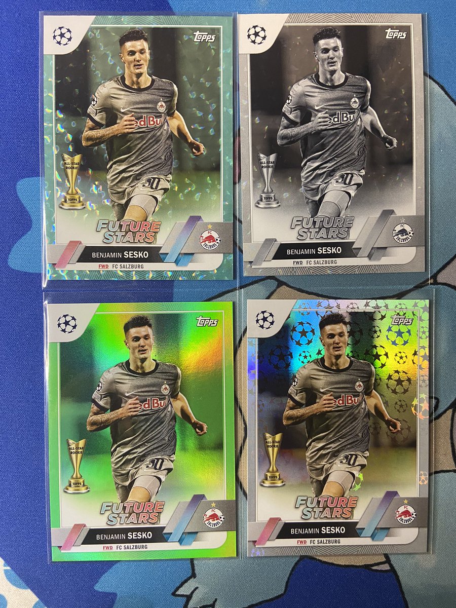 Card_Slayer819's tweet photo. Sesko Lot
/399, /150
/199, StarBall
$7
Shipping:
$5 BMWT
$1 PWE (1-2 Card Max)
#slayersale https://t.co/EtMvXWa694
