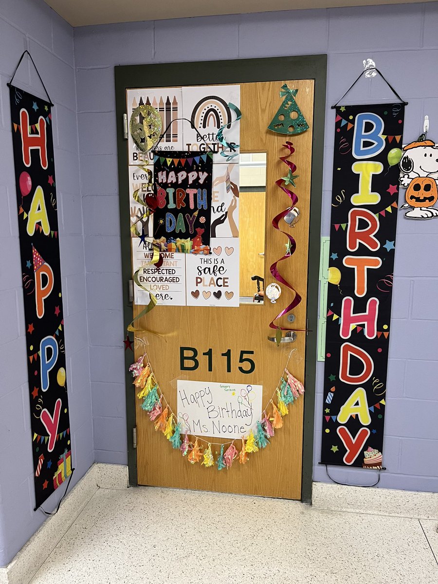 Wishing a very happy birthday to Ms. Noone!!! We hope you have the best day!!! 🎉🥳💚
