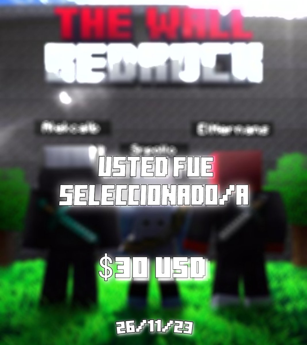 No se Asusten Si Esta Pequeña Imagen Les llega a Su Md Asi que Esten atentos 👀💸

El Dia 18 De Noviembre Se cierra Formulario Y Solo Podran Asegurar Su Cupo Mediante Welme 💣

Si Aun no te inscribes Aun Hay Tiempo!!! ⏱️