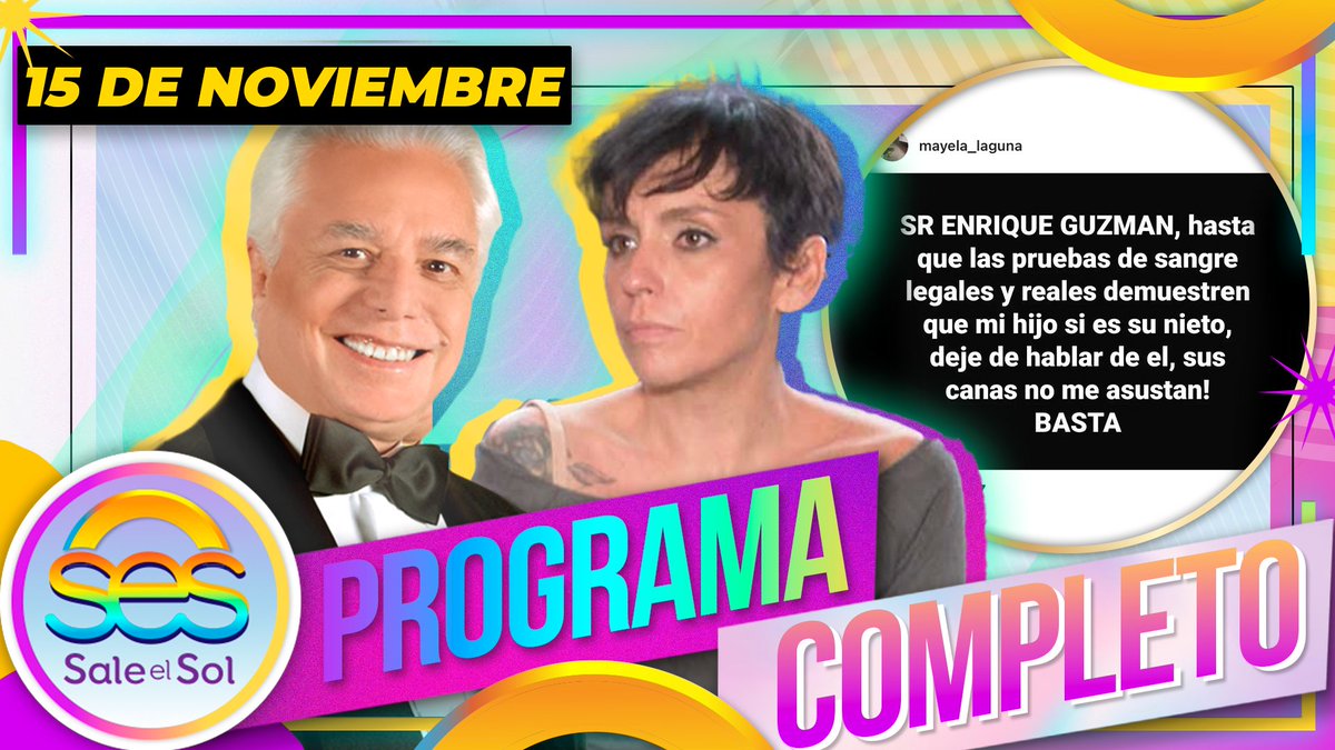 saleelsoltv's tweet photo. #EnVivo Mayela Laguna nos habla de acusaciones a #EnriqueGuzmán. Prepara un rico chicharrón en salsa roja con la chef #IngridRamos, todo sobre la influenza con el infectólogo #FernandoSoler y #LessliePolinesia nos visita en el foro.
https://t.co/oNyD0JpvgS https://t.co/J9N2lTJztL