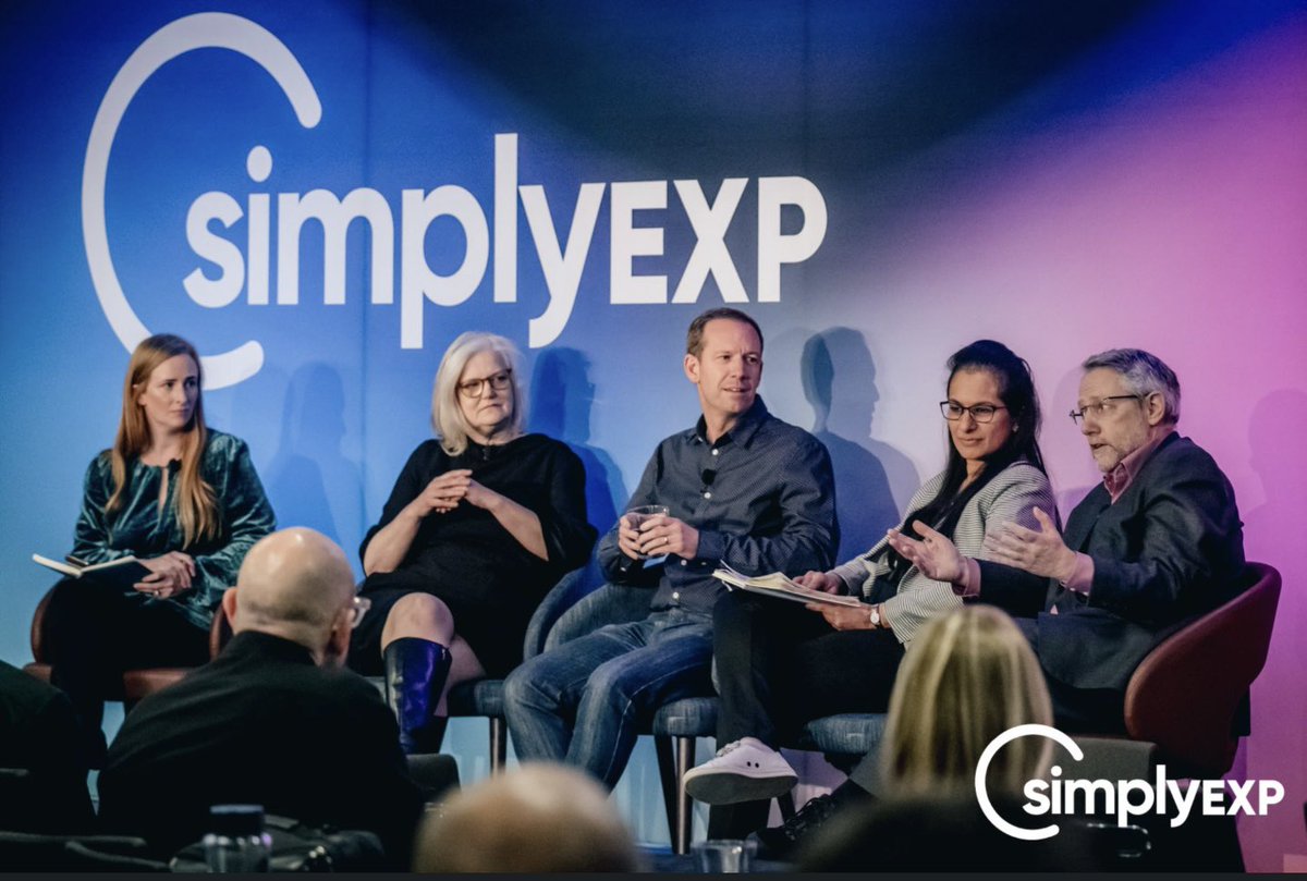 russellgrossman's tweet image. Spent this arvo at day one of simplycommunicate’s #simplyEXP23 focusing on today’s challenges for #internalcomms. Our panel, pictured, on #trust and #belonging where we talked about the importance of humanity and authentic leadership in creating a workforce which feels valued.
