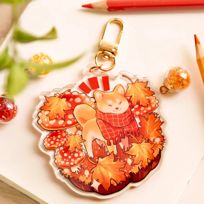 Since my shop is open again I wanna share some of the lil things I've got  these guys are really low stock and I think shiba is totally gone but I love them hehe 